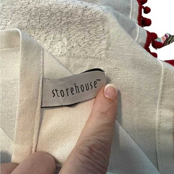 Christmas fa lalala lalama storehouse dish towel holiday - Picture 3 of 4